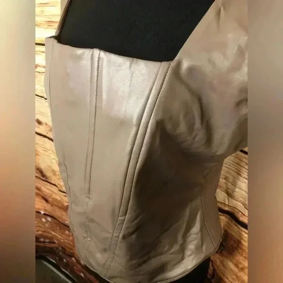 FAUX Leather Corset Top size 1X - Picture 4 of 15